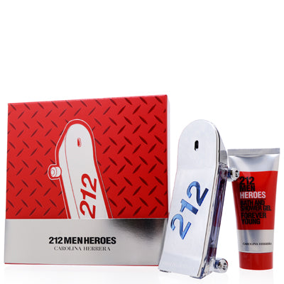 212 HEROES FOREVER YOUNG/CAROLINA HERRERA SET (M)