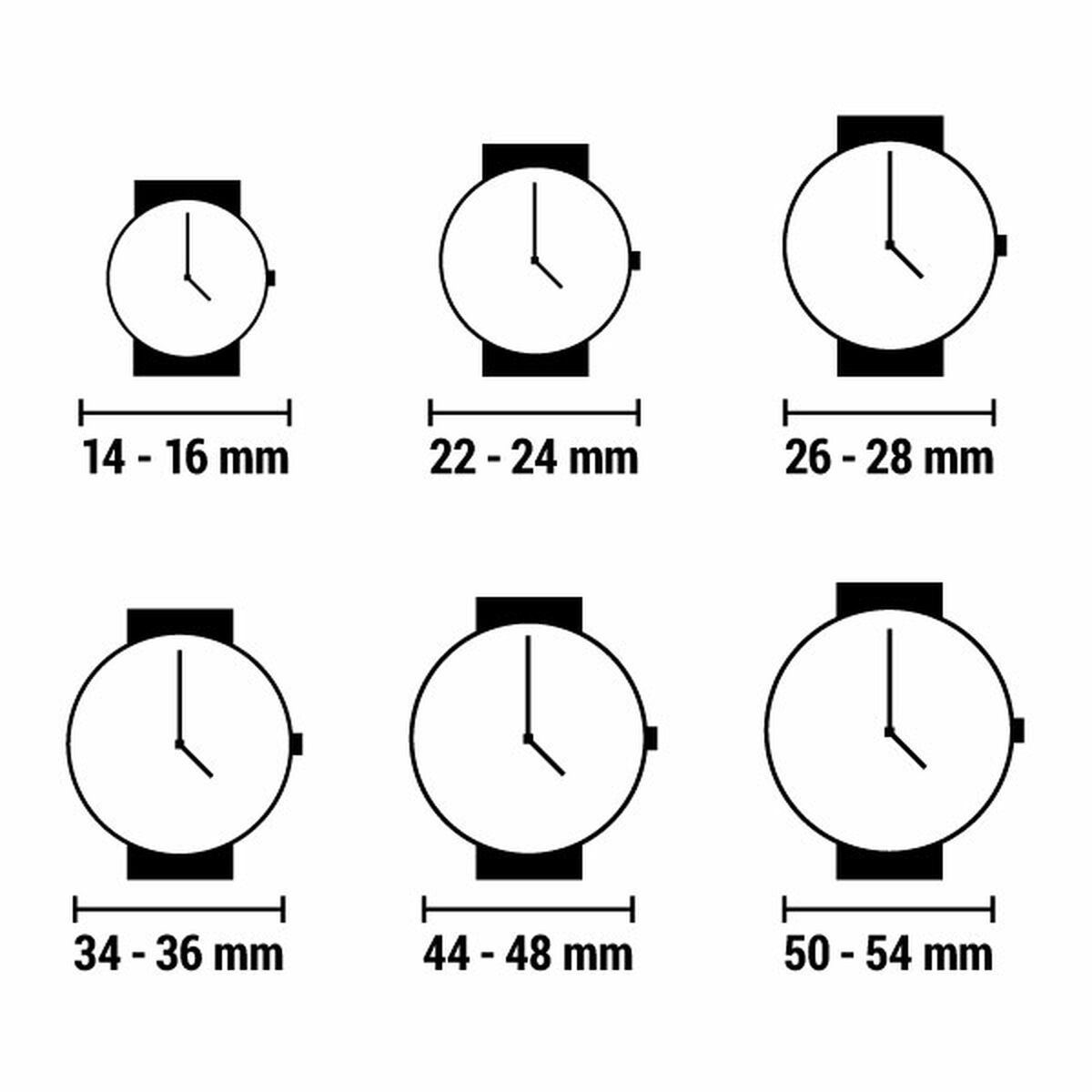 Watch Strap Timex BTQ331801 (ø 18 mm)