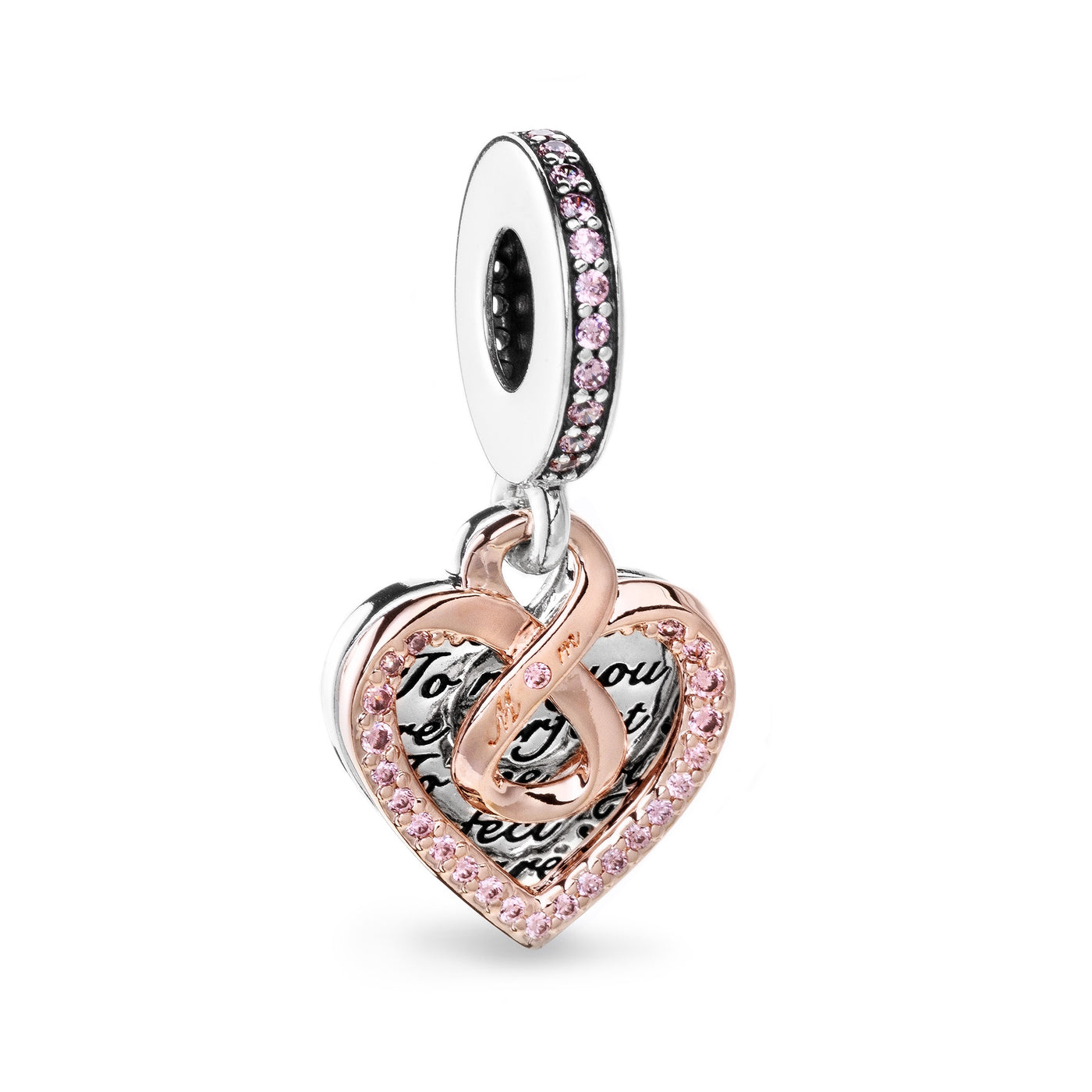 PANDORA CHARMS Mod. INFINITY HEART DANGLE 782641C01