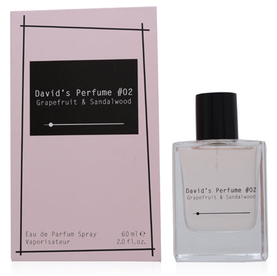 #02 GRAPEFRUIT & SANDALWOOD/DAVID'S PERFUME EDP SPRAY 2.0 OZ (60 ML) (U)