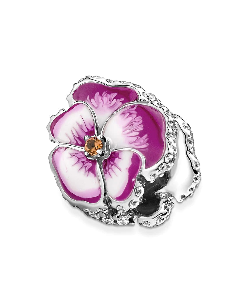 PANDORA JEWELRY Mod. PINK PANSY FLOWER 790777C01