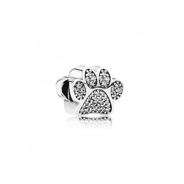 PANDORA JEWELRY Mod. SPARKLING PAW PRINT & HEART 791714CZ