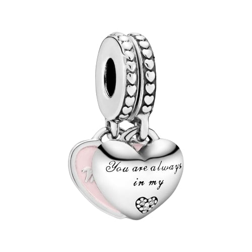 PANDORA JEWELRY Mod. MOTHER A& DAUGHTER HEARTS 792072EN40