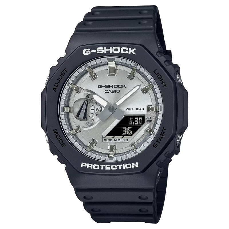 CASIO G-SHOCK Mod. OAK - Silver dial GA-2100SB-1AER