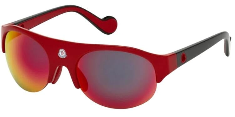 MONCLER SUNGLASSES Mod. MIRRORED SMOKE ROUND ML0050_6068C