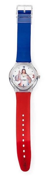 AMEN Mod. GESÙ Rosso Blu WGRBL